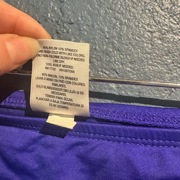 Mossimo Bottoms Medium Top Small Bikini Periwinkle Blue Hot Tub Pool Cruise - Picture 6 of 9